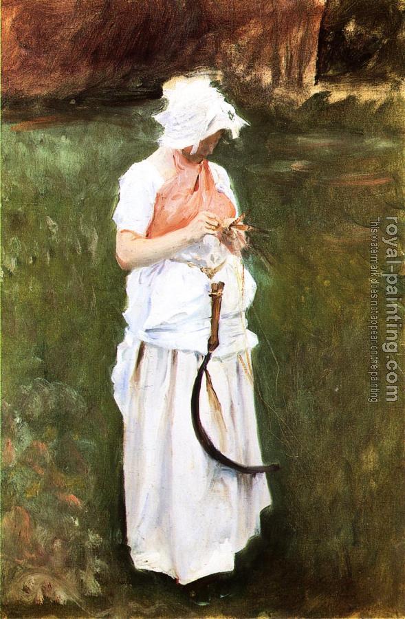 John Singer Sargent : Girl with a Sickle